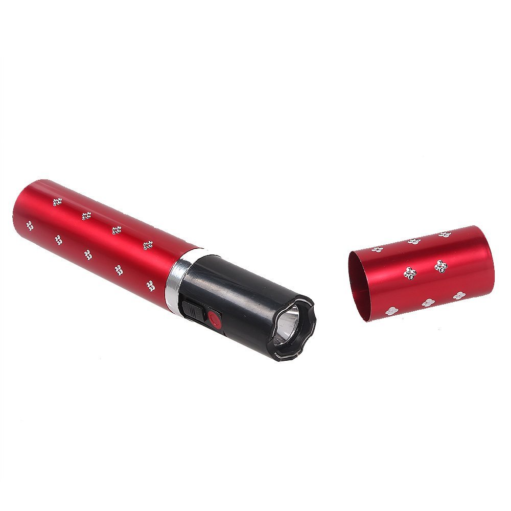 1202 Lipstick shock taser self defense keychain set