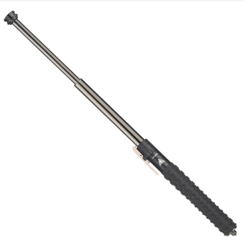 YC-10528 reinforced alloy steel spring swing baton police baton